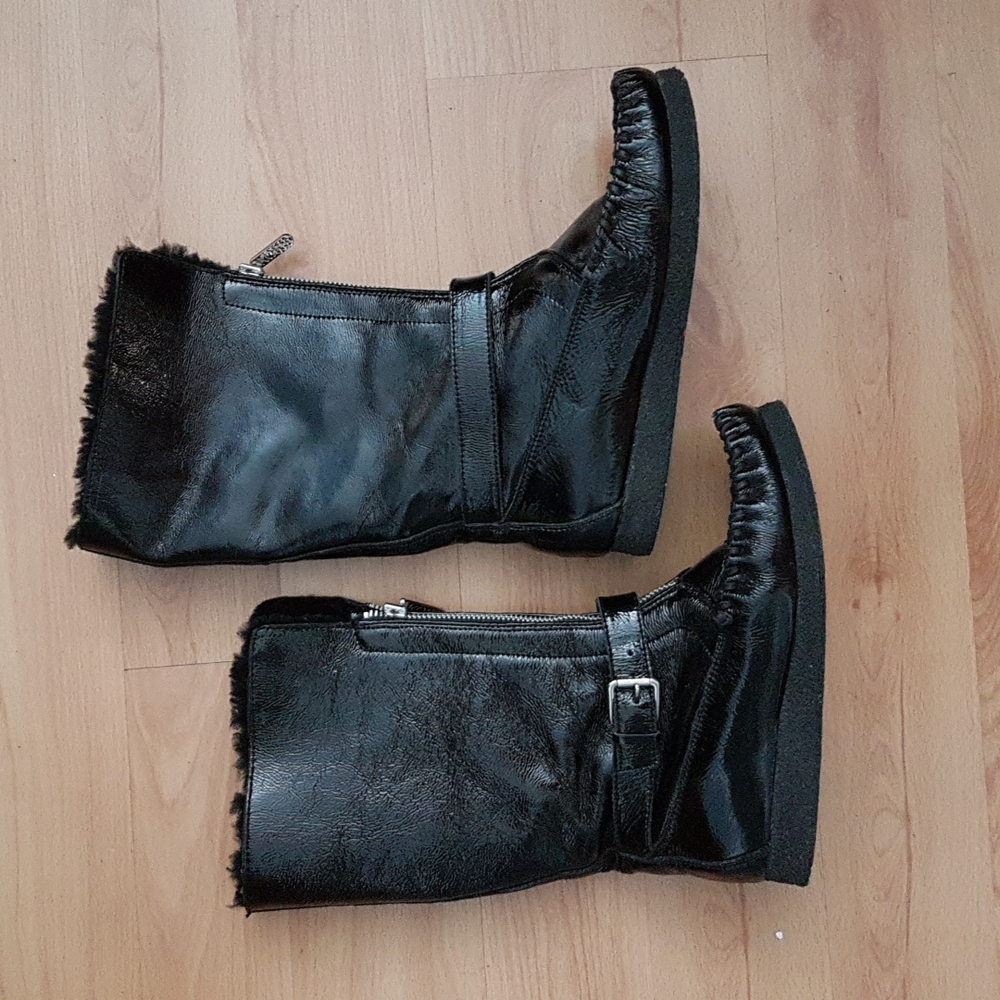 Kors by Michael Kors Regina Crinkle Patent Winter Boots